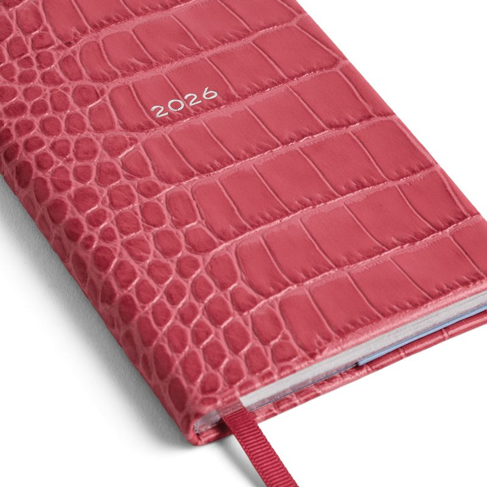 Smythson Ежедневник 2026 Panama Weekly Diary in Mara, Navy