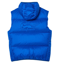 Мужская теннисная жилетка Lacoste Water-Repellent Short Puffed - небесный