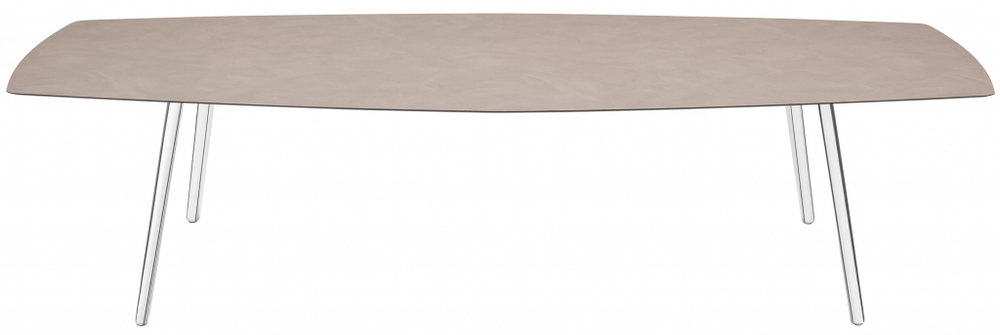 Стол ламинированный Scab Design Squid, алюминиевый, тортора шпатель