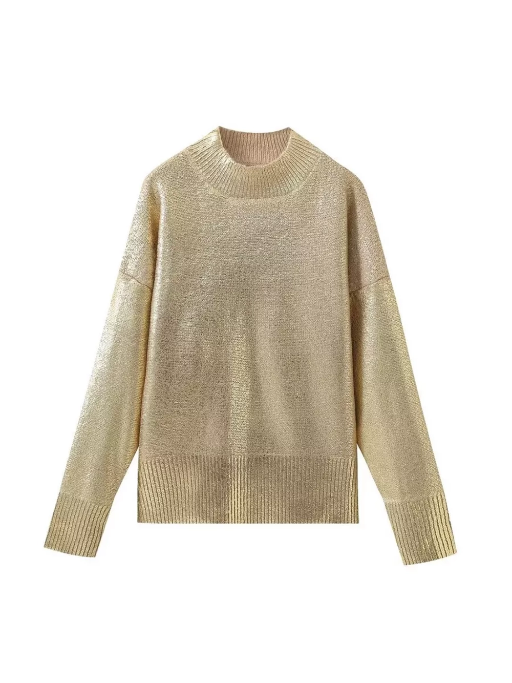 Свитер золотистый