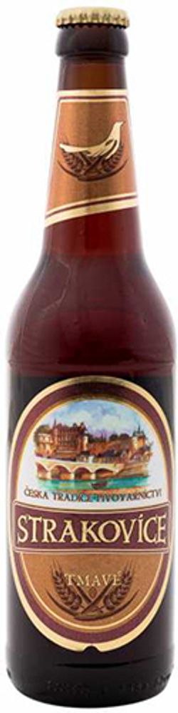 Пиво Страковице Темное / Strakovice Tmave Long-Neck 0.45 - стекло