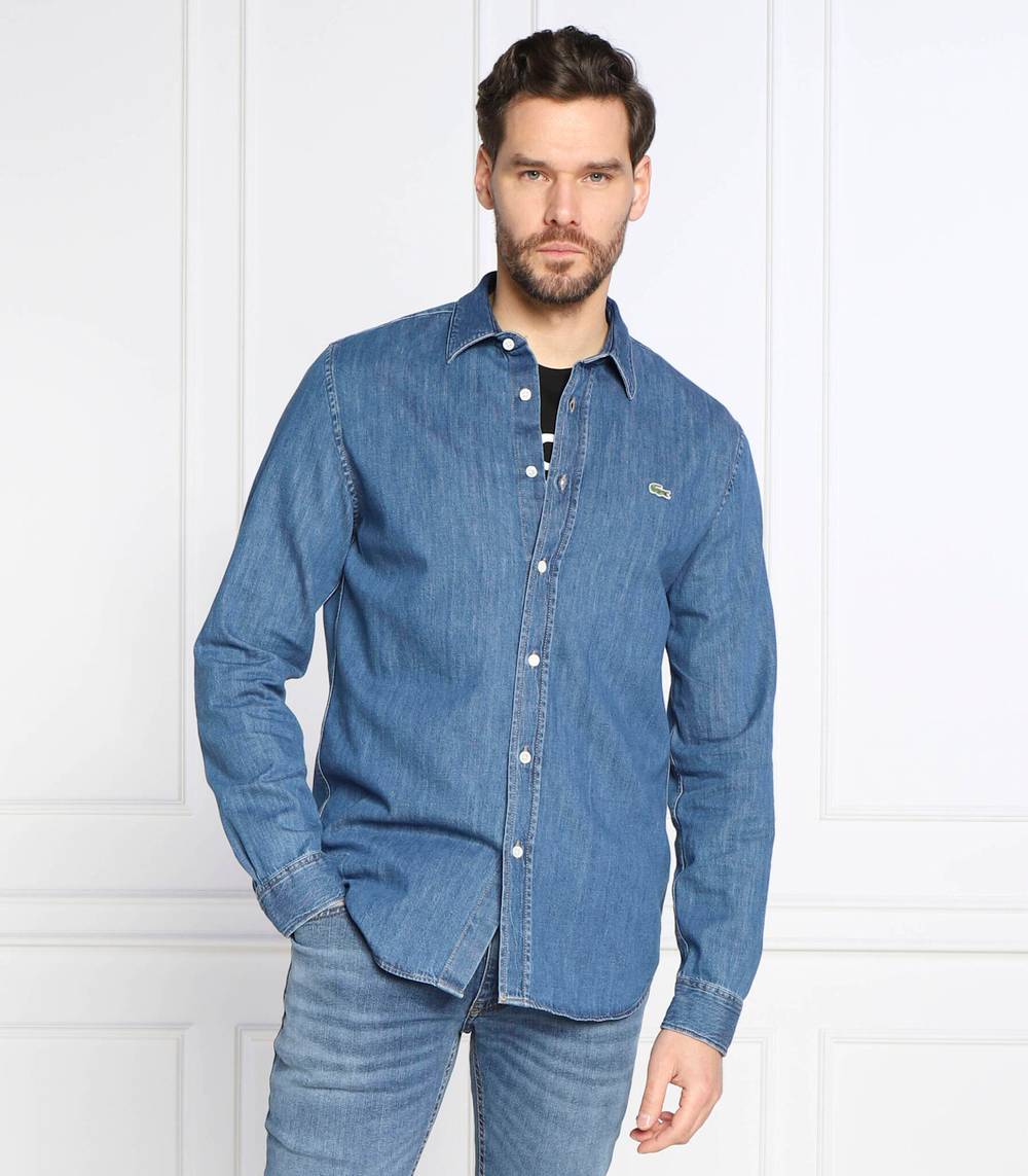 рубашка Lacoste - голубой(CH0197)