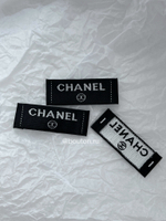 Бирка Шан. Черная 15x47 мм.