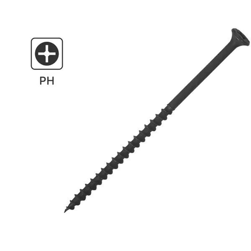 Саморезы по дереву и гипсокартону потайные острые фосфатированные 4.2x75 на вес