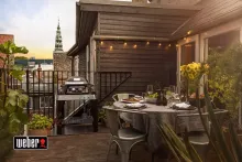 Гриль электрический Weber Pulse 1000, чёрный