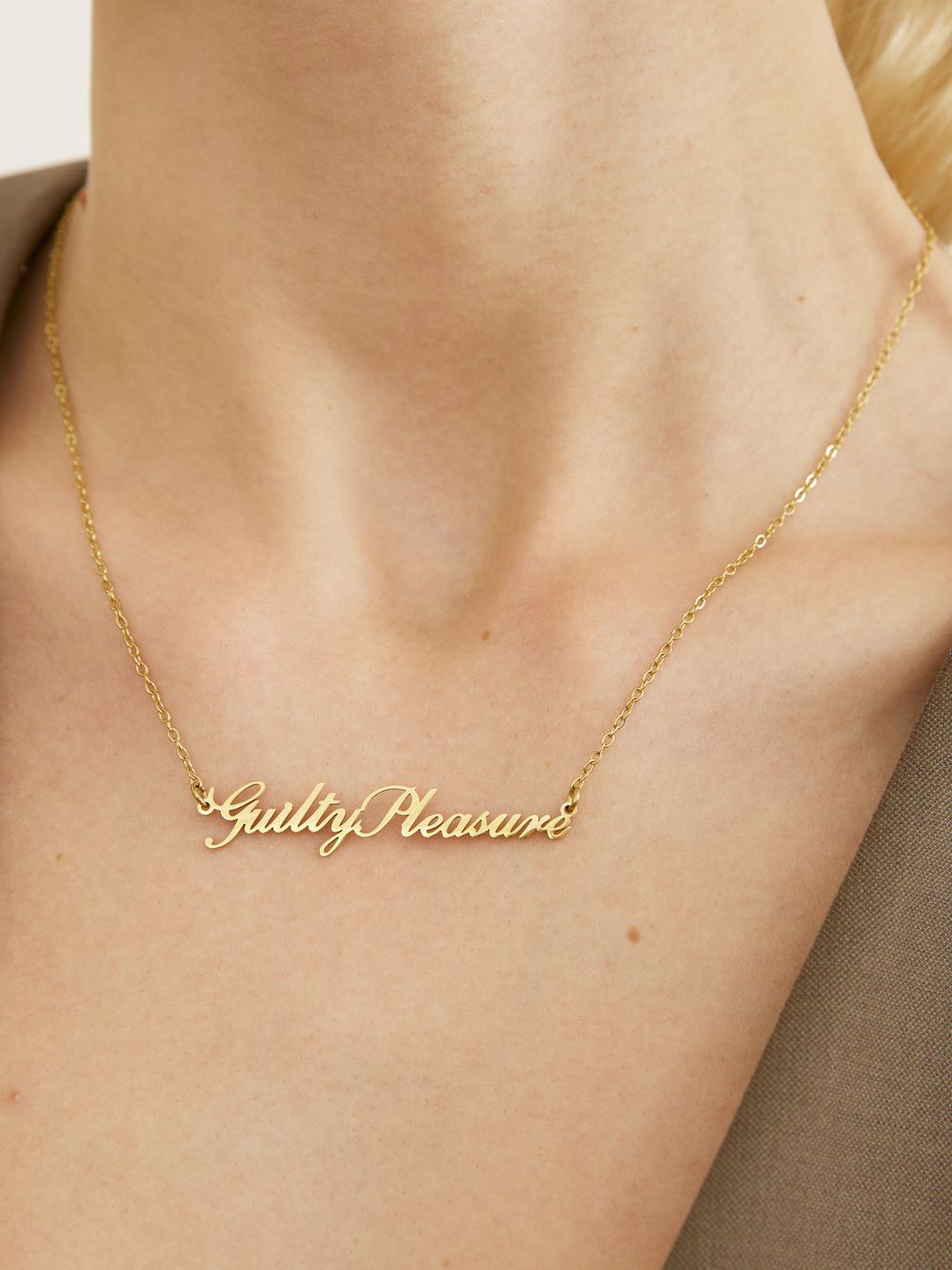 КОЛЬЕ GUILTY PLEASURE GOLD