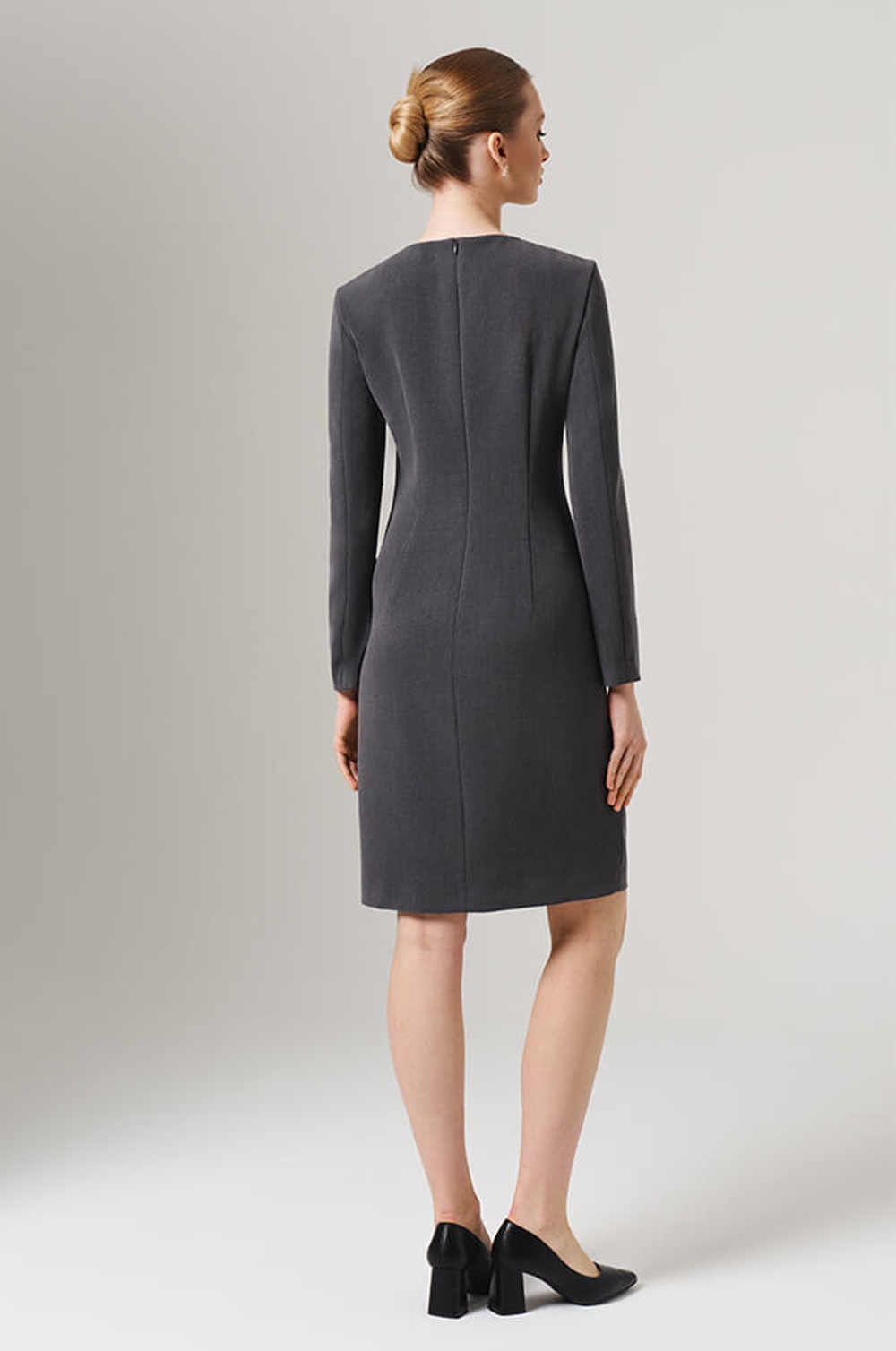 51630 Платье женское (серый)