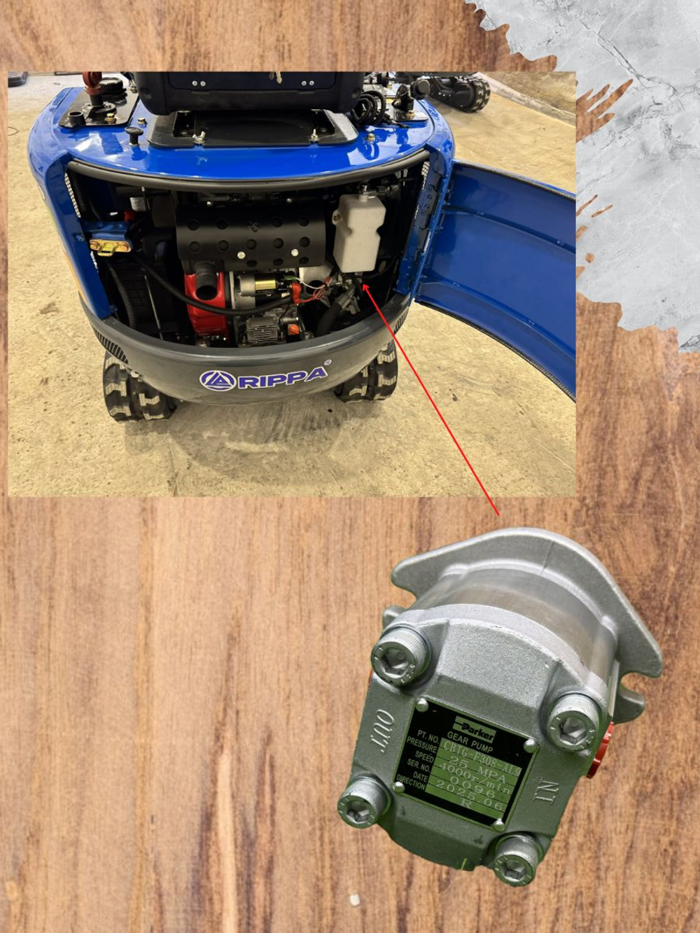 Насос шестеренчатый RIPPA Гидравлический насос