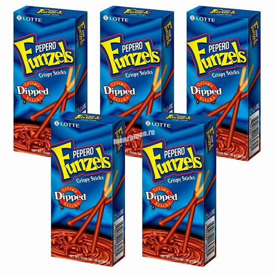 алочки Lotte Funzels в молочном шоколаде, 30 г