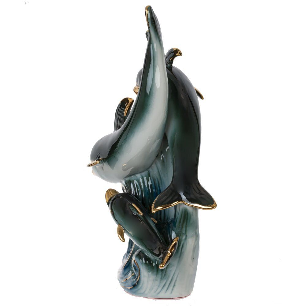 GAEM Фигурка декоративная "Дельфины", L16 W8 H22 см