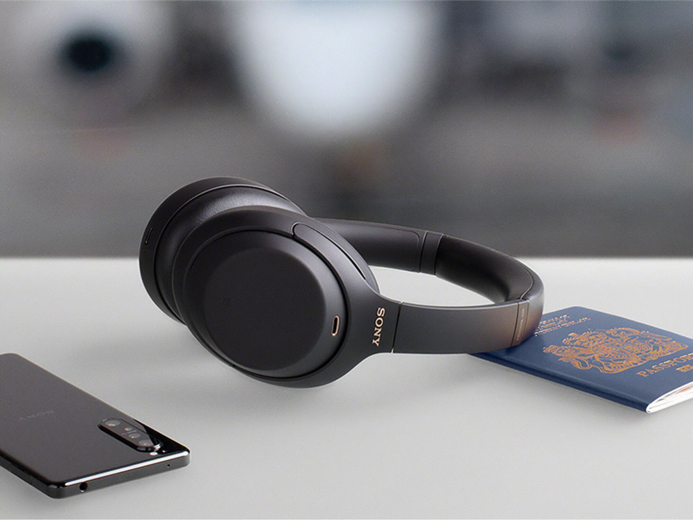Беспроводные наушники с шумоподавлением Sony WH-1000XM4, Black | Черный