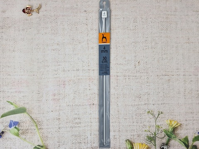 Крючок вязальный 43209 "Pony" тунисский 4 мм, 30 см