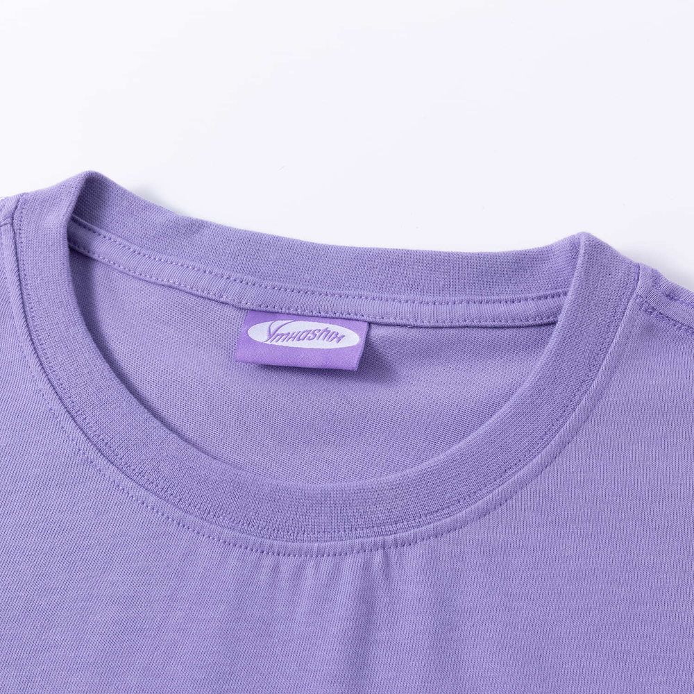 Футболка Ymkashix Logo Face фиолетовая