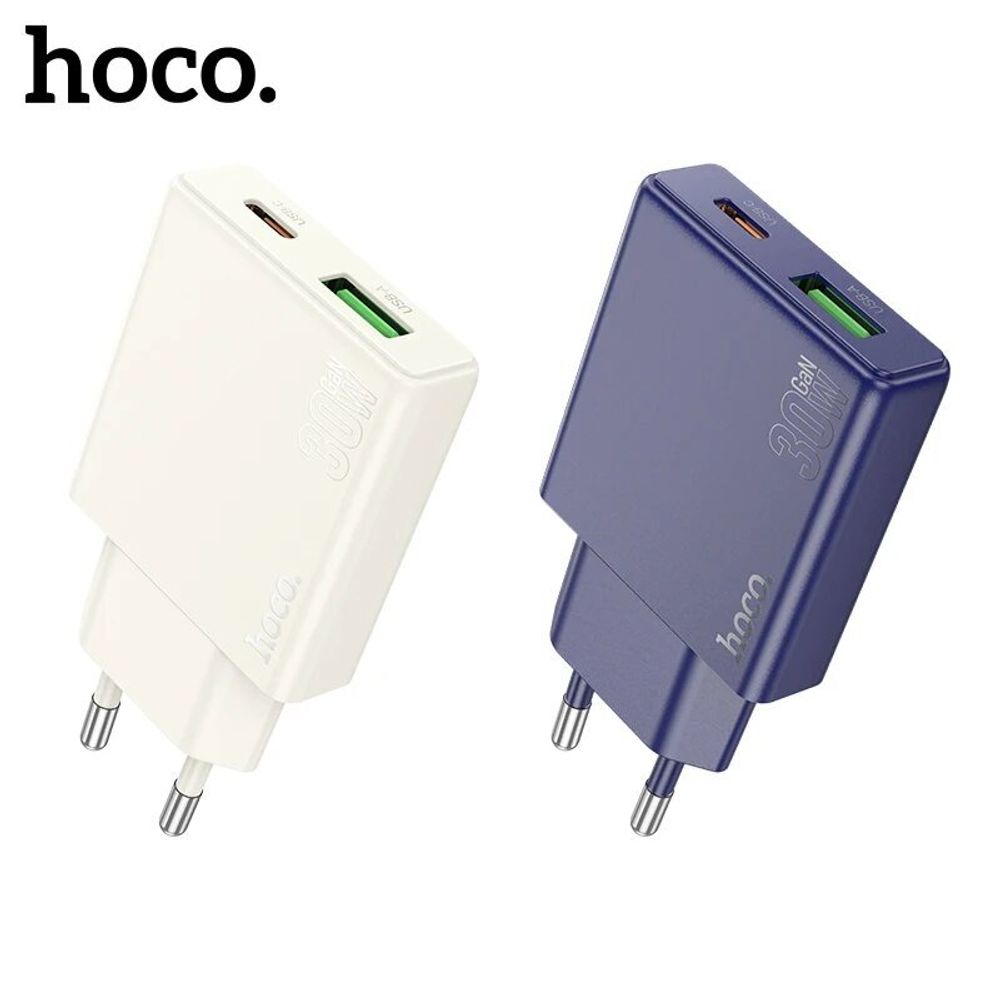 Блок питания Hoco N45 30W Output USB-A+USB-C