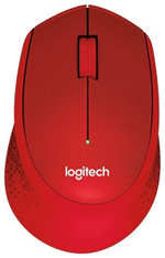 Мышь Logitech M330 Silent Plus красный