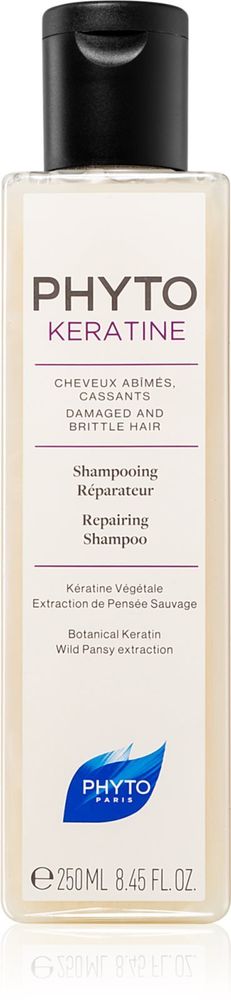 Phyto Keratine Repairing Shampoo - регенерирующий шампунь с кератином для слабых и поврежденных волос /   250  ml  / GTIN 3338221003935