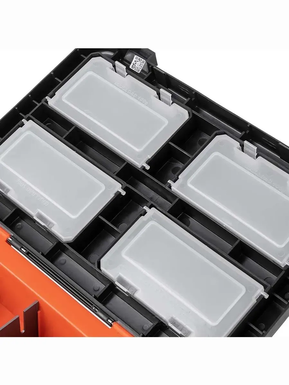 Ящик рыболовный зимний для хранения снастей PIKE оранжевый