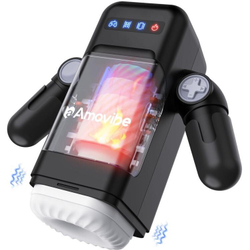 Инновационный робот-мастурбатор Amovibe Game Cup, черный