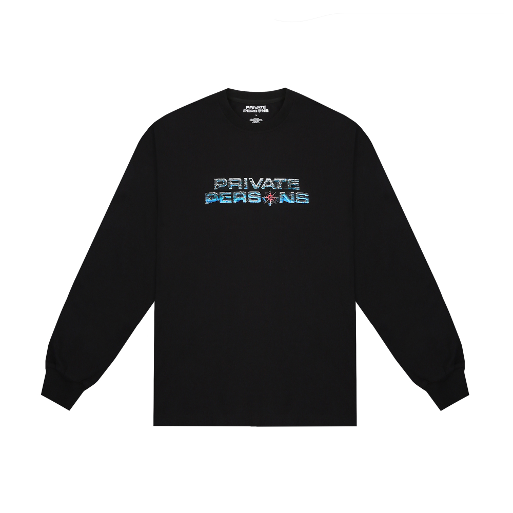 PRIVATE PERSONS X STVOL.TV LONGSLEEVE – BLACK