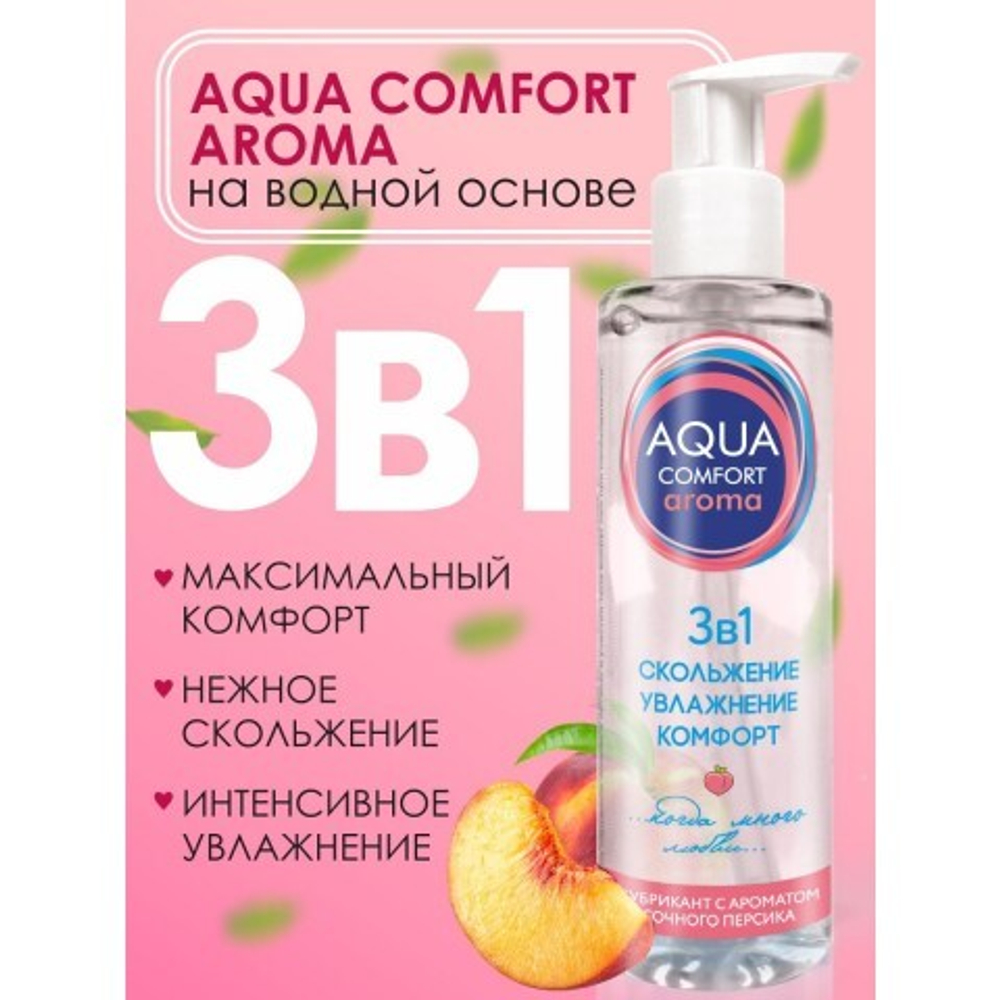 Гель-любрикант AQUA COMFORT intim AROMA, 195 г