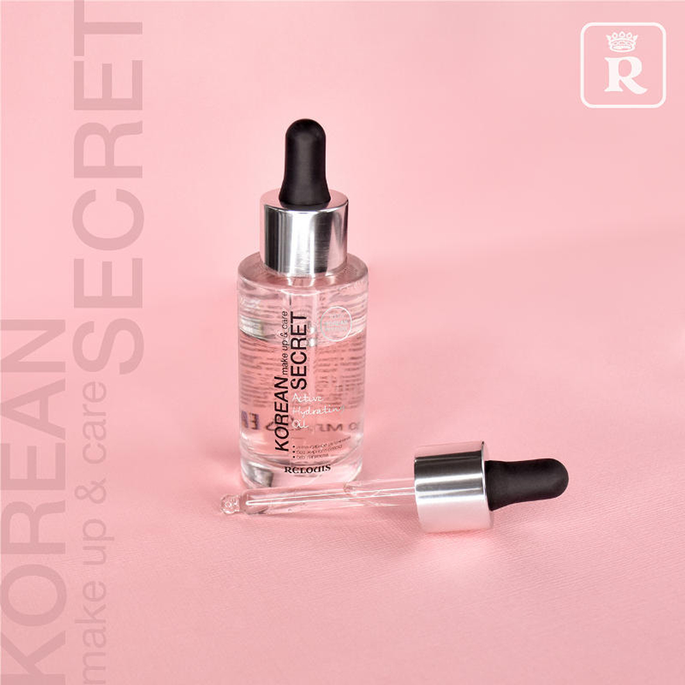 Relouis. Korean Secret. Масло для лица увлажняющее Make Up & Care Active Hydrating Oil