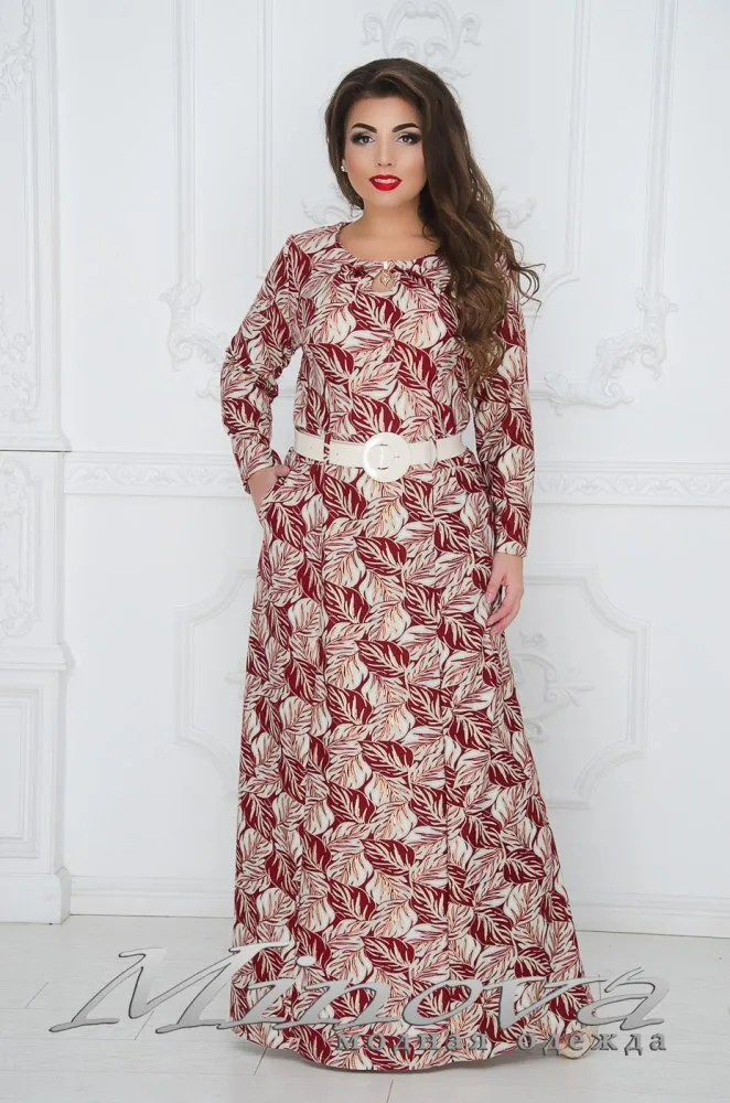 Платье 252-бордо Minova