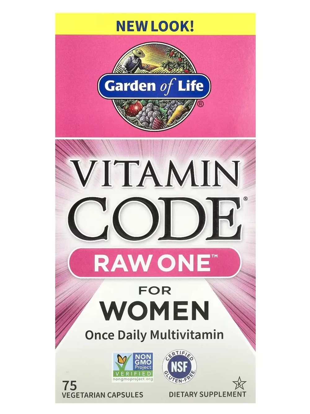 Vitamin Code RAW One для женщин 75 капсул