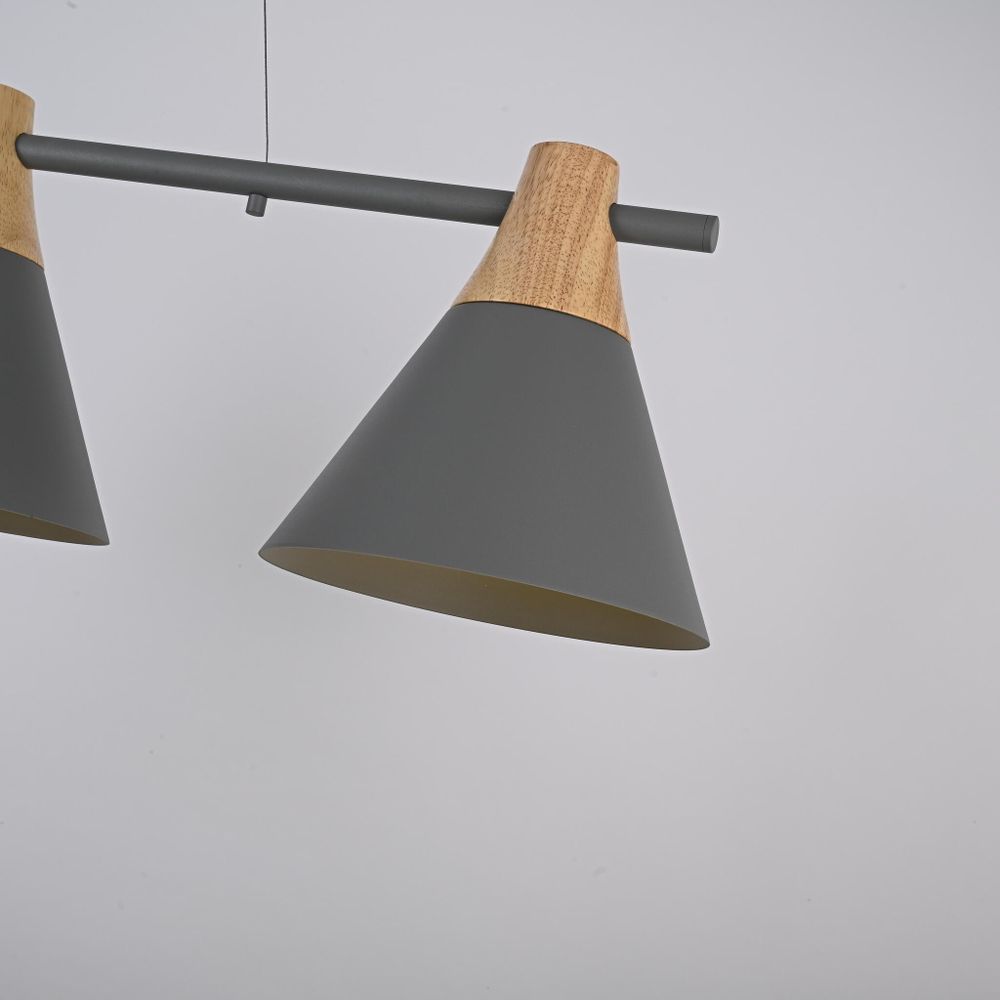 Реечный подвесной светильник NEXT Gray