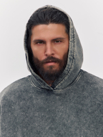 Худи garment dyed (хаки)