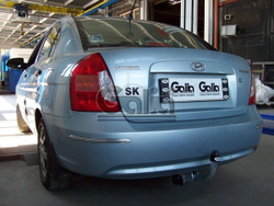 Фаркоп оцинкованный Galia H071A для Hyundai Accent 2006-2010(паспорт и сертификат в комплекте)(без электрики)