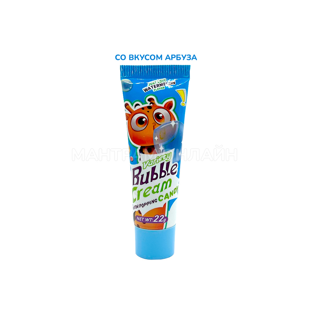 Жевательная резинка жидкая Variety Bubble Cream Just Love Watermelon со вкусом арбуза 22 г