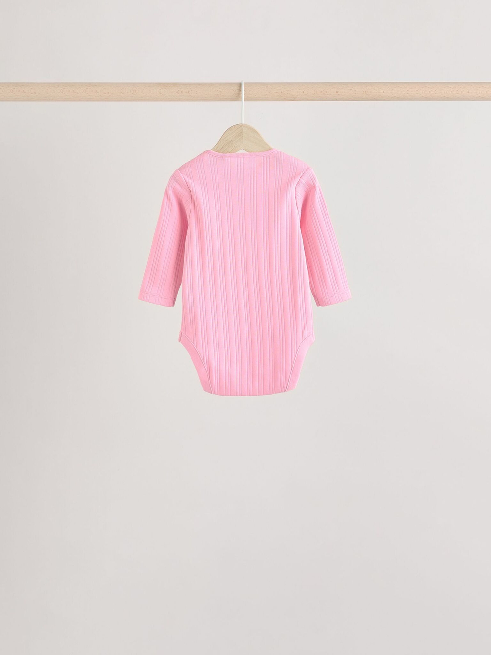 Боди с длинным рукавом для малышей Next E19-738, 5 шт., Розовый, Бежевый