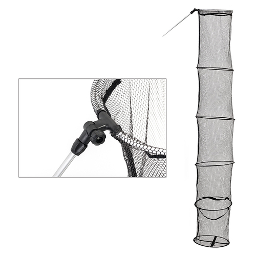 Садок Akara 5 секции KP40 2505S резин. сетка со штырем L245