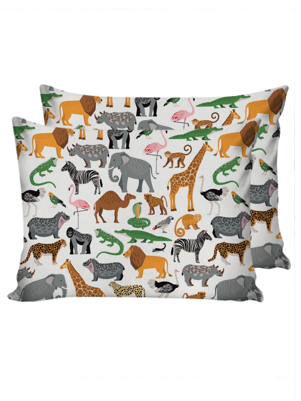 Постельное белье Сказка "Animals/Animals (компаньон)" 1,5-сп Наволочка 50х70 см 1 шт Простынь на резинке 90х200 см Пододеяльник 145х215 см,бязь