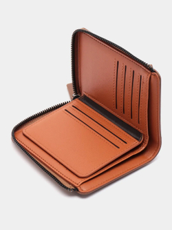 Кошелек мужской кожаный портмоне, бумажник, бежевый