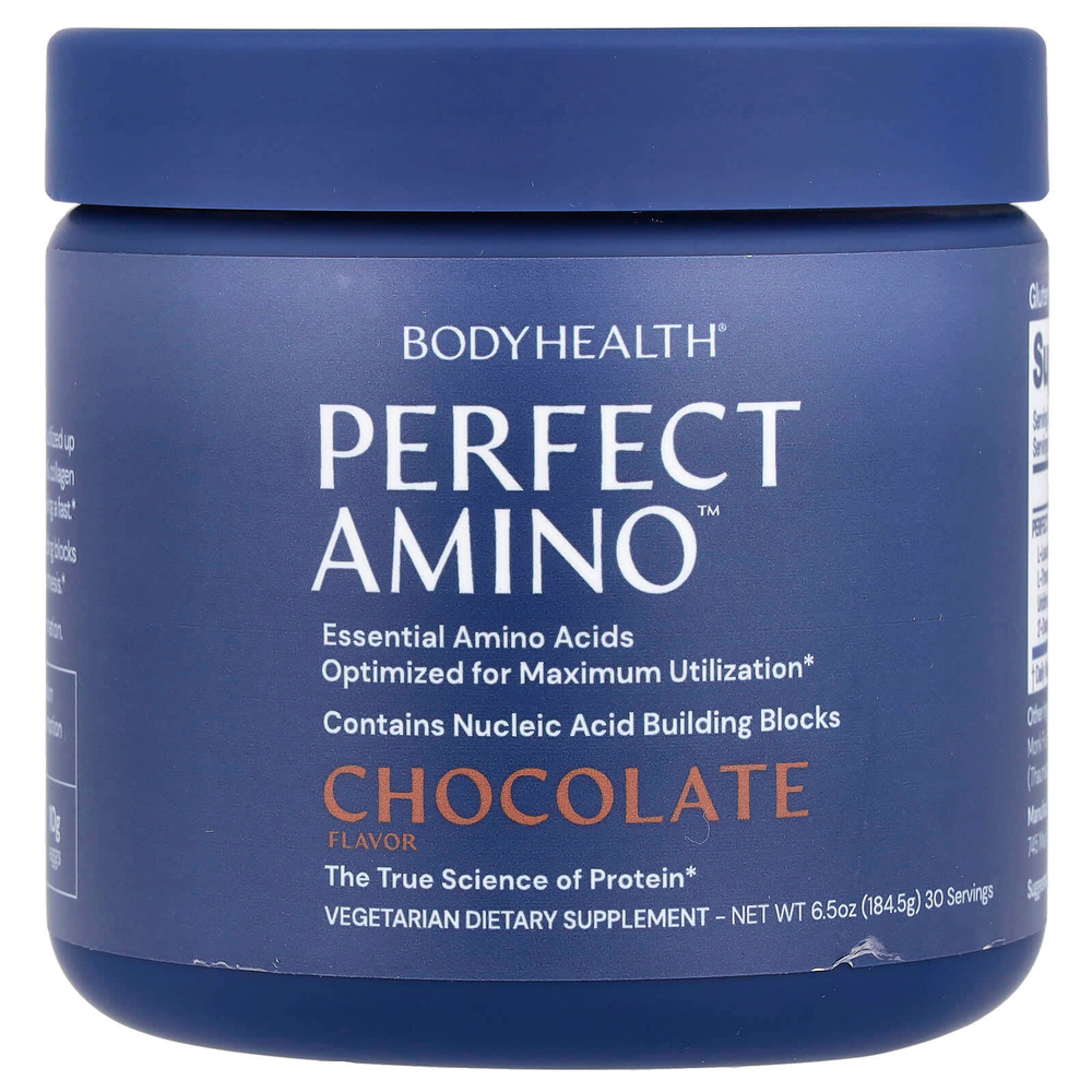 BodyHealth, Perfect Amino ™, шоколад, 184,5 г (6,5 унции)