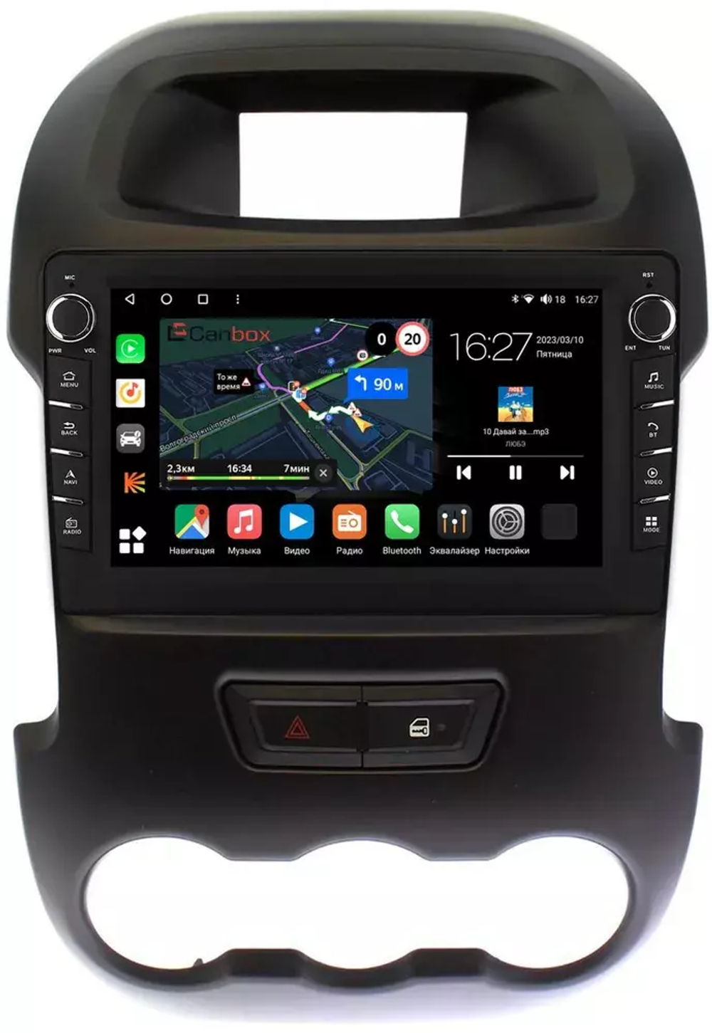 Магнитола для Ford Ranger 2011-2015 - Canbox 9165 Android 10, ТОП процессор, CarPlay, 4G SIM-слот