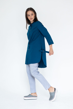 Халат женский м178 toray стретч opal blue