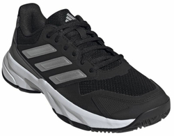 Женские теннисные кроссовки Adidas CourtJam Control 3 W - core black/silver metallic/grey four