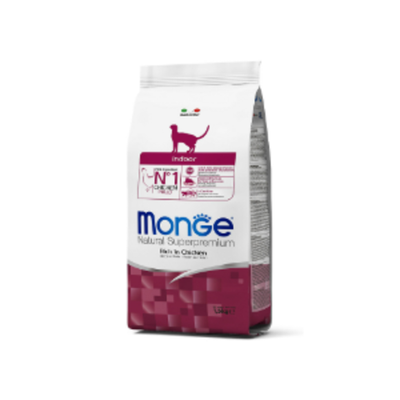 Сухой корм для домашних кошек из курицы Monge Cat Daily Line Indoor 1,5кг