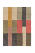 Шерстяной стираемый ковер Lorena Canals Chroma Stripes Palette L (170 x 240 см)