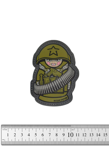 Шеврон Матрешка PVC (Олива)