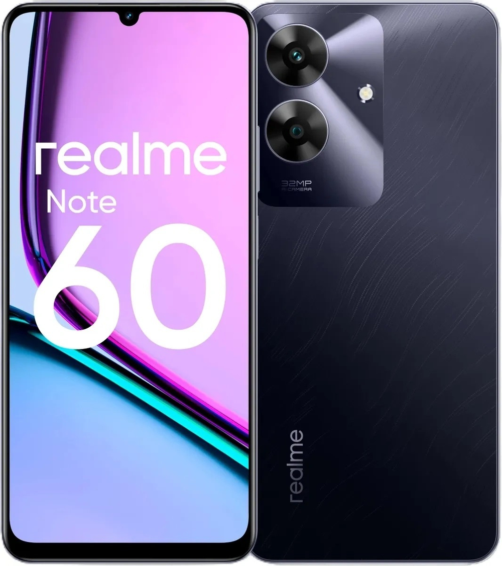 Смартфон Realme Note 60 6/128, Marble Black
