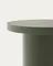 Aiguablava Круглый стол из зеленого цемента Ø90 см