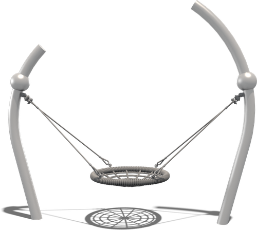 Качели «Версаль» (с подвесом «гнездо»)