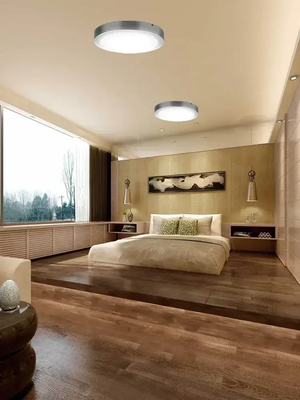 Настенно-потолочный светильник с серебряной рамкой, 18 Вт, 5000 К, для ванных комнат и кухонь площадью 10 м2