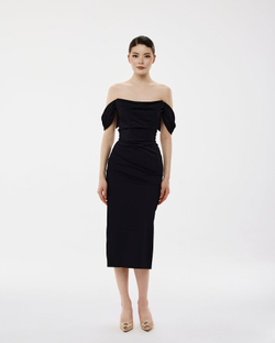 Платье Belvedere (Бельведер) миди, черный