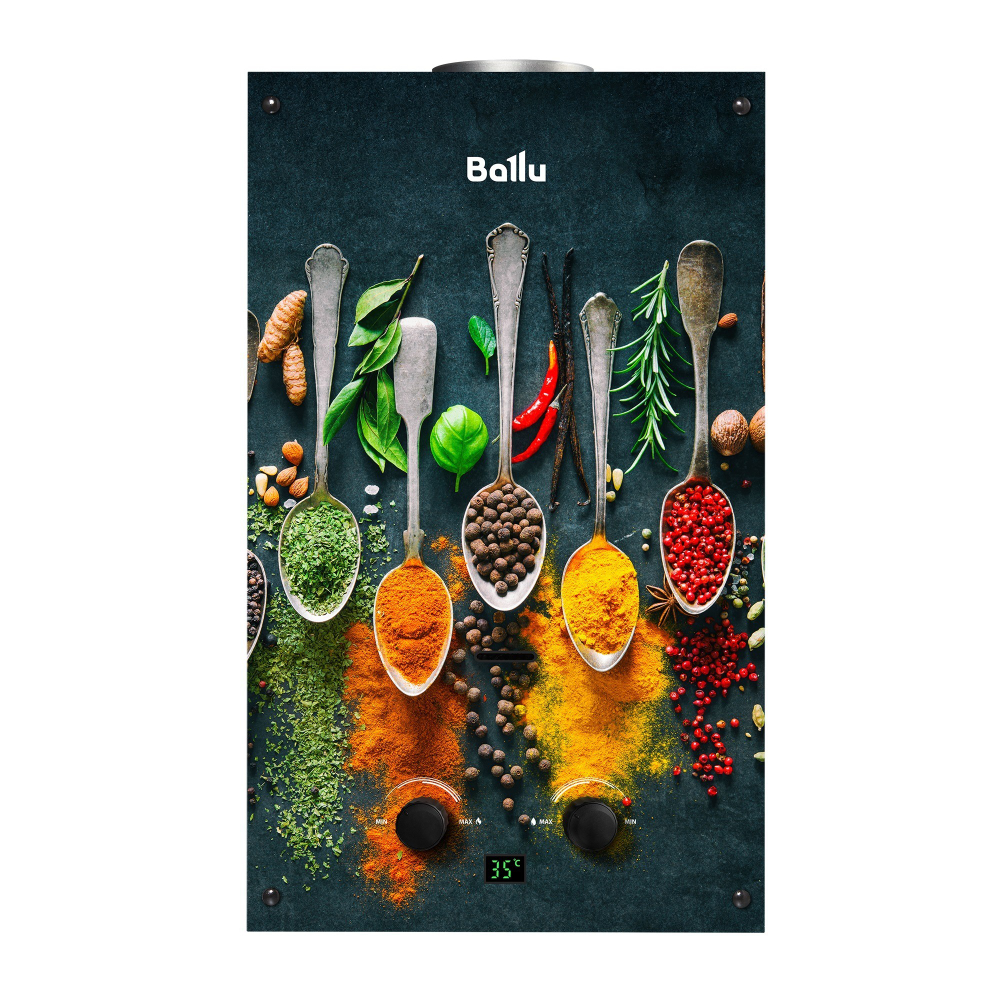 Колонка газовая Ballu GWH 10 Fiery Glass Curri