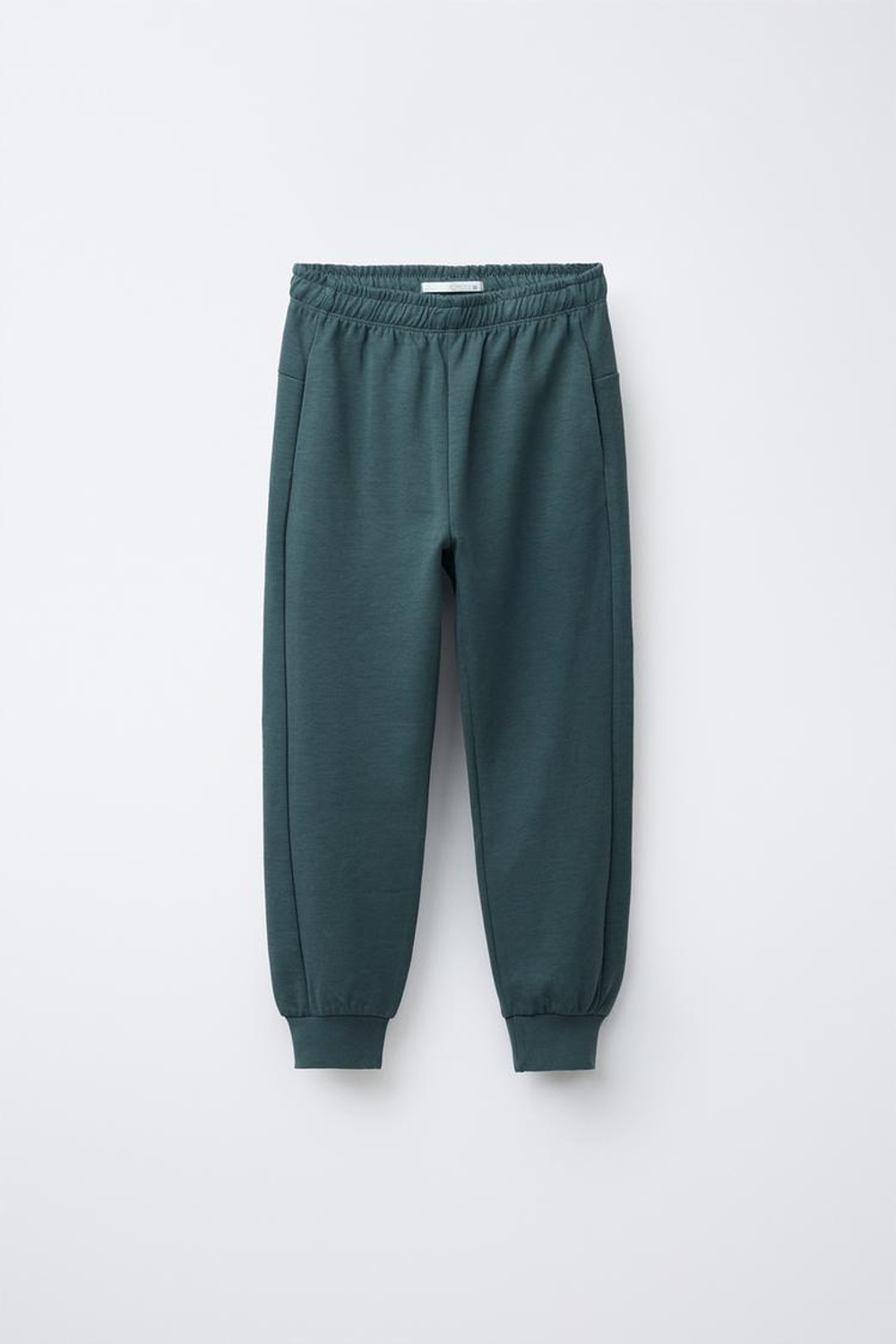 ZARA КОМПЛЕКТ ИЗ ТОЛСТОВКИ И ДЖОГГЕРОВ С НАДПИСЬЮ, СИНИЙ