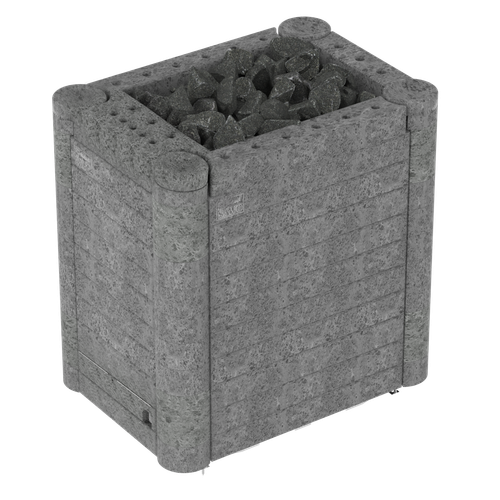 SAWO Электрическая печь Nimbus со встр. пароген, с автодоливом, 18,0 кВт, нерж. сталь, талькохлорит, артикул NIMC-1, выносной пульт (пульт и блок мощности докупаются отдельно)